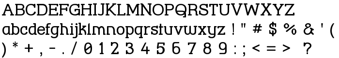 Street Corner Slab font