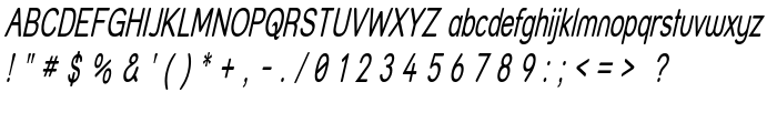 Street - Thin Italic font