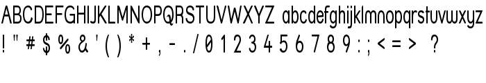 Street - Thin font