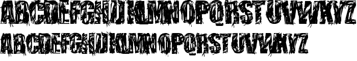 stressberat distort font