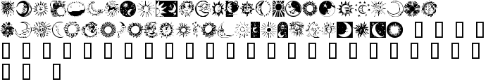 SunandMoon font