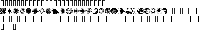 Sun n Moon font