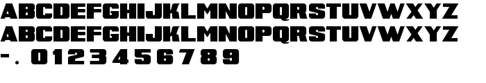 Super Retro M54 font