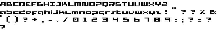 supersimple _fat font