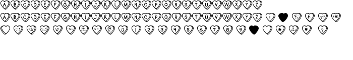 Sweet Hearts BV font