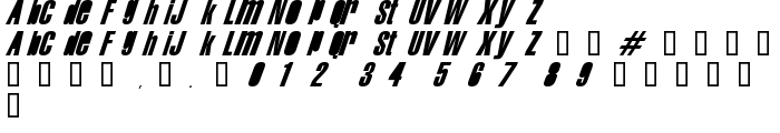 Swis AntiNormal Condensed Normal font