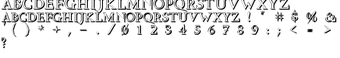 VTCSwitchbladeRomanceShadowed font