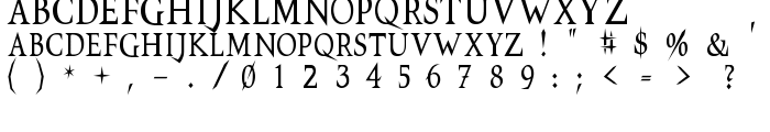 VTCSwitchbladeRomanceTall font