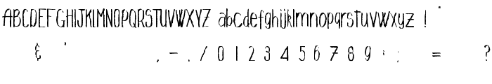 Tall Drink font