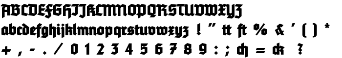 Tannenberg Fett font