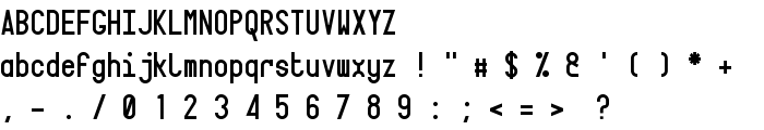 Targa MS font