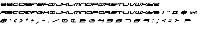 Taskforce Condensed Italic font