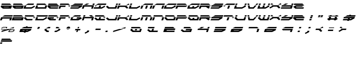 Taskforce Laser Italic font