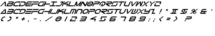 Tele-Marines Bold Italic font
