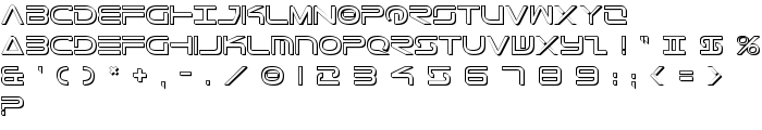 Tele-Marines Shadow font