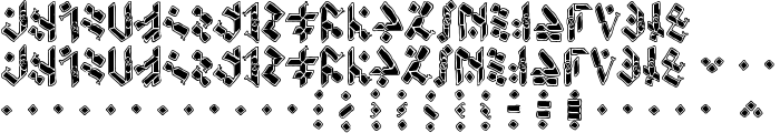 Temphis Knotwork font