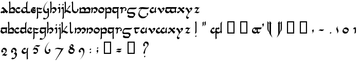 Tencele Latinwa font
