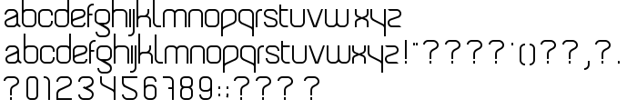 Tengra - Regular font