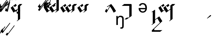 Tengwar Noldor A font