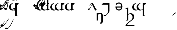 Tengwar Quenya A font