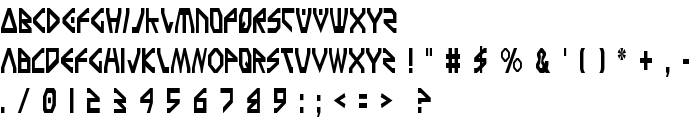 Terra Firma Condensed font