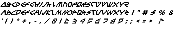 Terra Firma Italic font