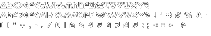 Terra Firma Shadow font