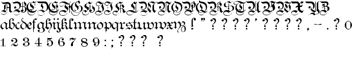 Teutonic No1 DemiBold font