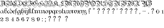 Teutonic No2 DemiBold font