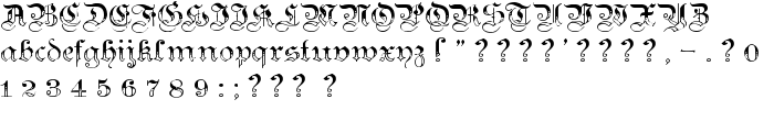 Teutonic No3 DemiBold font