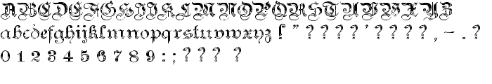 Teutonic No4 DemiBold font