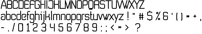 Tevegraphy Medium font