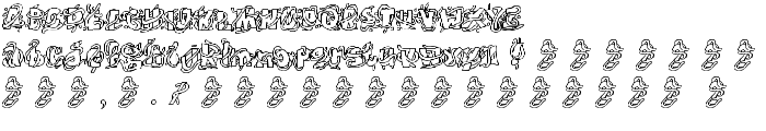 The Worms font