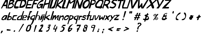 This Little Piggy Italic font