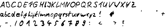 Thommy Handwrite font