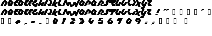 Thrust font