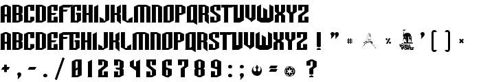 TIE-Wing font
