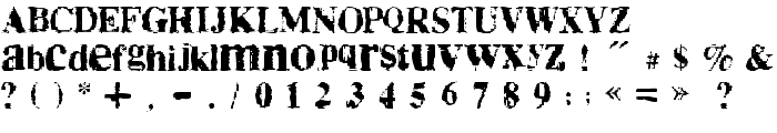 TimesNoRoman font