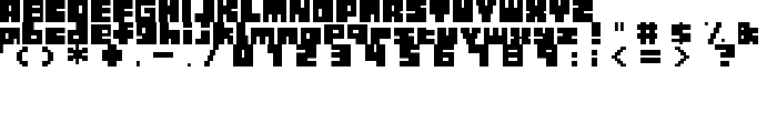Tiny Box BlackBitA8 font