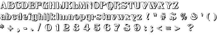 Titania Shadow font