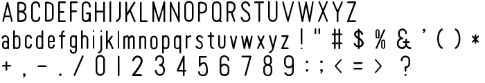 Tomato Round Condensed Thin font