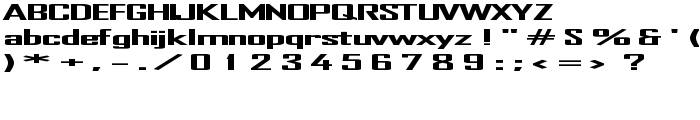 TR Heavy font