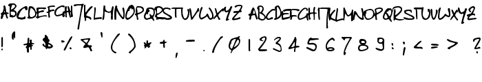 toms handwritten new font