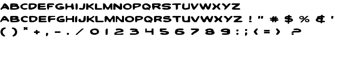 Toon Town Industrial Exp font