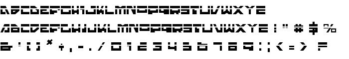 Trajia Laser font