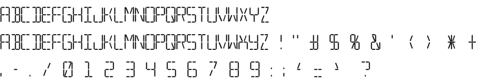 Transponder AOE font