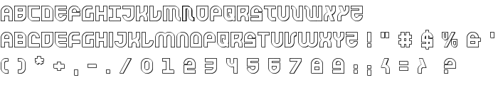 Trek Trooper 3D font