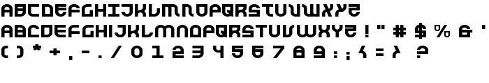 Trek Trooper Expanded font