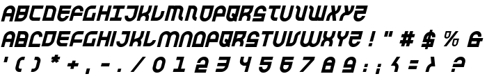 Trek Trooper Italic font