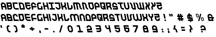 Trek Trooper Leftalic font